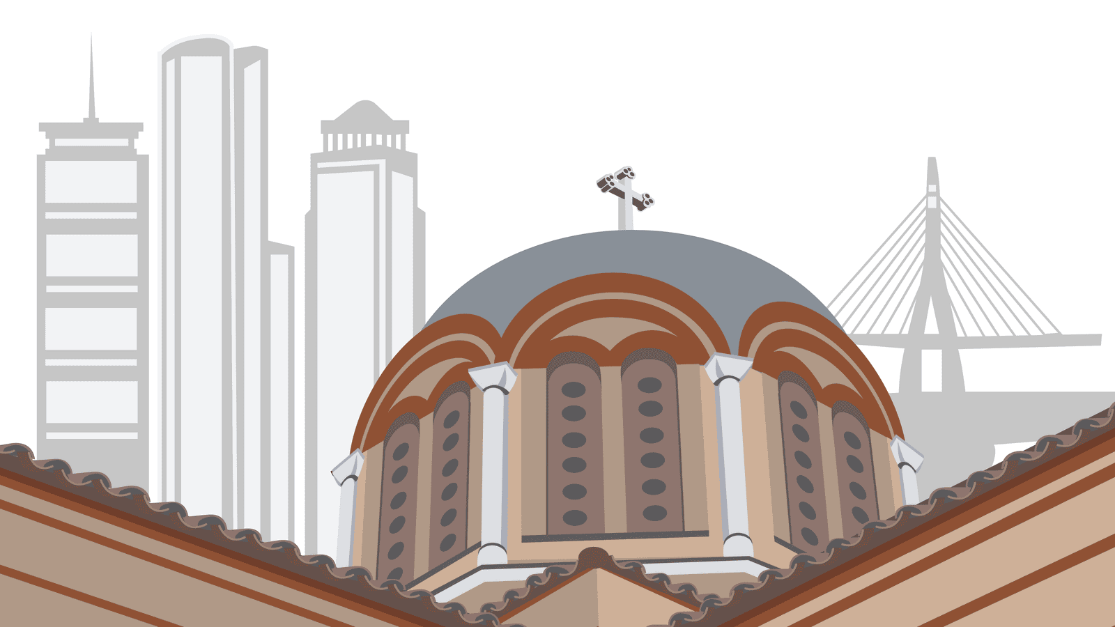 Vector illustration sample — Greek Orthodox Church