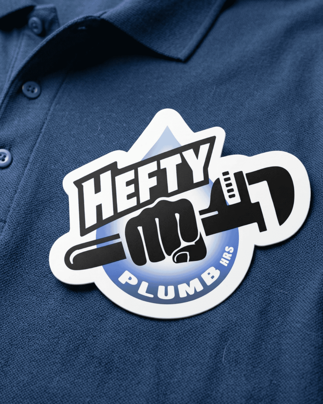 Logo design sample — Hefty Plumbing