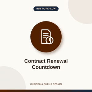 Contract Renewal Countdown