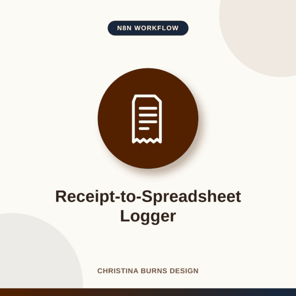 Receipt-to-Spreadsheet Logger